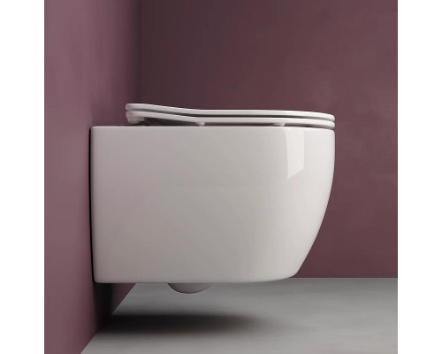 Комплект унитаза Ceramicanova Play CN3001 с инсталляцией Charus City CR.200.21.01 с сиденьем Микролифт и клавишей смыва Хром глянцевый