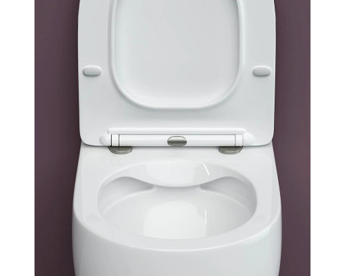 Комплект унитаза Ceramicanova Play CN3001 с инсталляцией Charus City CR.200.21.01 с сиденьем Микролифт и клавишей смыва Хром глянцевый