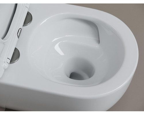 Унитаз Ceramicanova Play CN3001T подвесной цвет Белый с сиденьем Микролифт