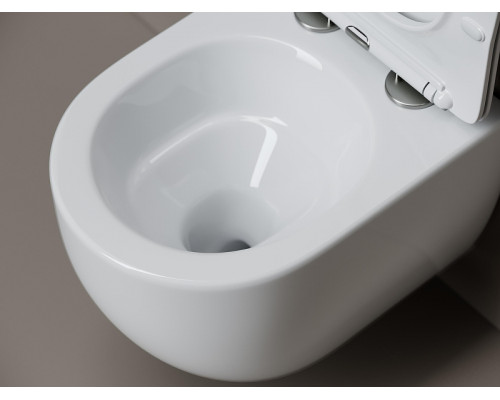 Унитаз Ceramicanova Play CN3001T подвесной цвет Белый с сиденьем Микролифт