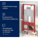 Унитаз с инсталляцией Ceramicanova Play CN3001 + Tece Now 9400414 с сиденьем Микролифт и Черной матовой клавишей смыва