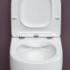 Унитаз с инсталляцией Ceramicanova Play CN3001 + Berges Atom 410 040332 с сиденьем Микролифт и Черной матовой клавишей смыва