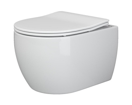 Унитаз с инсталляцией Ceramicanova Play CN3001 + Berges Novum L5 040215 с сиденьем Микролифт и Черной матовой клавишей смыва