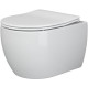 Унитаз с инсталляцией Ceramicanova Play CN3001 + Berges Novum L5 040215 с сиденьем Микролифт и Черной матовой клавишей смыва
