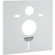 Унитаз с инсталляцией Ceramicanova Play CN3001 + Grohe Rapid SL 38775001 с сиденьем Микролифт и клавишей смыва Хром