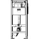 Унитаз с инсталляцией Ceramicanova Play CN3001 + Viega Prevista Dry 8524.14 792596 с сиденьем Микролифт и клавишей смыва Хром