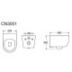 Унитаз с инсталляцией Ceramicanova Play CN3001 + Geberit Duofix Sigma UP320 111.300.00.5 с сиденьем Микролифт