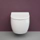 Унитаз с инсталляцией Ceramicanova Play CN3001 + Berges Novum D5 040235 с сиденьем Микролифт и Черной матовой клавишей смыва