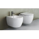 Унитаз с инсталляцией Ceramicanova Play CN3001 + Berges Novum D5 040235 с сиденьем Микролифт и Черной матовой клавишей смыва