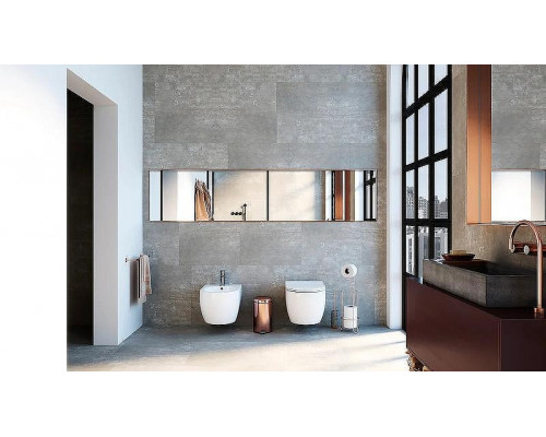 Комплект унитаза Ceramicanova Play CN3001 с сиденьем Микролифт и инсталляцией WeltWasser WW Marberg 507 10000005949+10000005952 с клавишей смыва Хром глянцевый