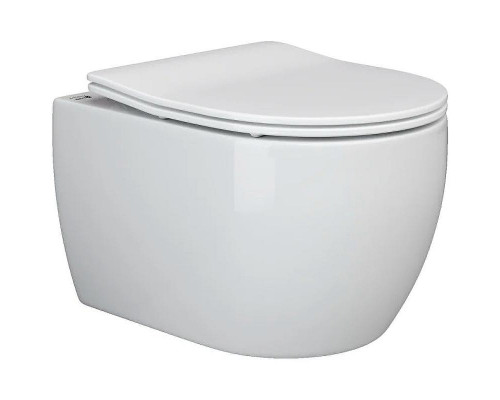 Комплект унитаза с инсталляцией Ceramicanova Play CN3001_1001M_1000 с сиденьем Микролифт и клавишей смыва Хром матовый