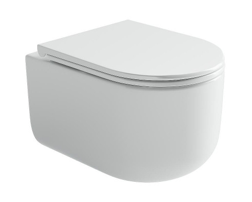 Унитаз Ceramicanova Ulma Rimless CN4006 подвесной Белый с сиденьем Микролифт