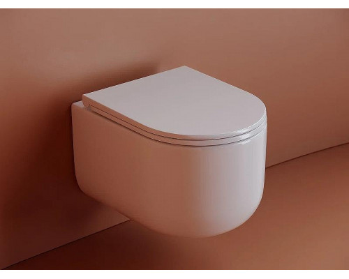 Унитаз Ceramicanova Ulma Rimless CN4006 подвесной Белый с сиденьем Микролифт