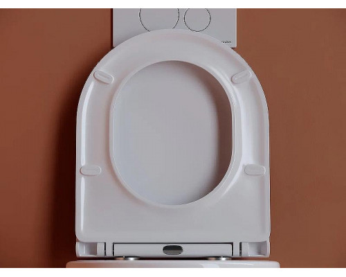 Унитаз Ceramicanova Ulma Rimless CN4006 подвесной Белый с сиденьем Микролифт