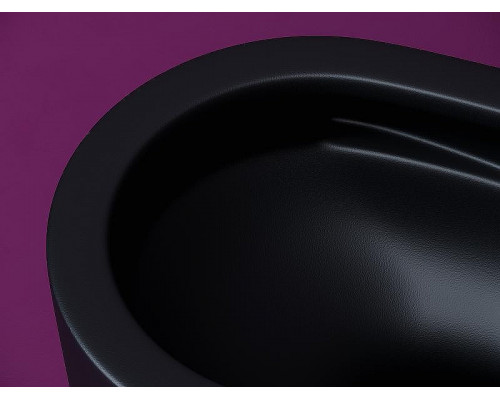 Унитаз Ceramicanova Ulma CN4006TMB подвесной Черный матовый с сиденьем Микролифт