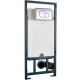 Унитаз с инсталляцией Ceramicanova Union CN4009T + WeltWasser WW Marberg 507 10000005949+10000005952 с сиденьем Микролифт с клавишей смыва Хром глянцевый