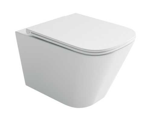 Унитаз с инсталляцией Ceramicanova Union CN4009T + WeltWasser WW Marberg 507 10000005949+10000005953 с сиденьем Микролифт с клавишей смыва Хром глянцевый