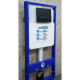 Унитаз с инсталляцией Ceramicanova Union CN4009T + WellWant Standart 50 WWISI111BB с сиденьем Микролифт и Черной матовой клавишей смыва