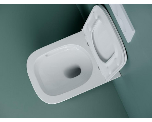 Унитаз с инсталляцией Ceramicanova Union CN4009T + Grohe Rapid SL 38811KF0 с сиденьем Микролифт и Черной матовой клавишей смыва