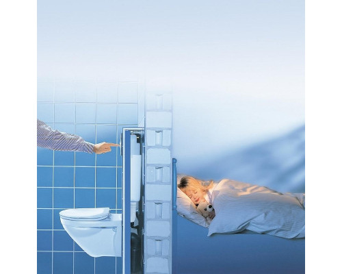 Унитаз с инсталляцией Ceramicanova Union CN4009T + Grohe Rapid SL 38811KF0 с сиденьем Микролифт и Черной матовой клавишей смыва
