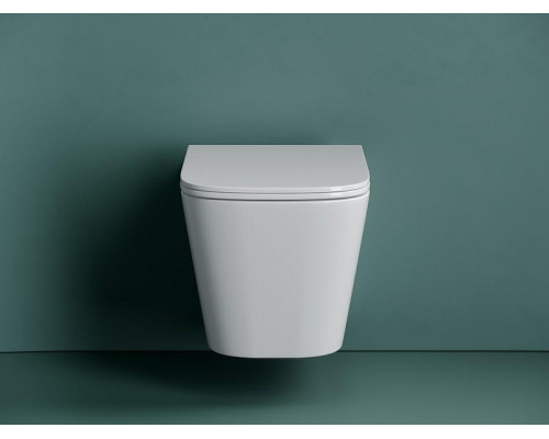 Унитаз с инсталляцией Ceramicanova Union CN4009T + Tece Profil 9400412 с сиденьем Микролифт и клавишей смыва Хром глянцевый