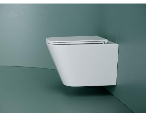 Унитаз с инсталляцией Ceramicanova Union CN4009T + Tece Profil 9400412 с сиденьем Микролифт и клавишей смыва Хром глянцевый