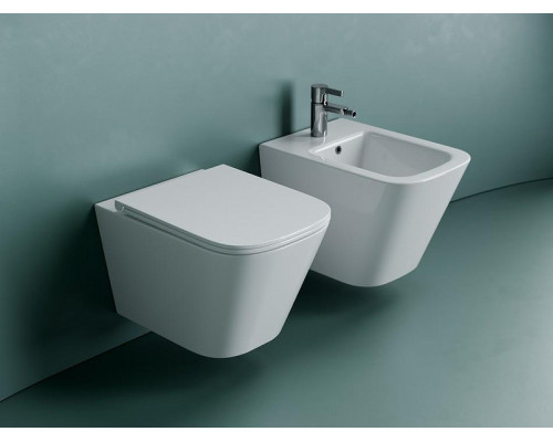 Унитаз с инсталляцией Ceramicanova Union CN4009T + Tece Profil 9400412 с сиденьем Микролифт и клавишей смыва Хром глянцевый