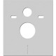 Унитаз с инсталляцией Ceramicanova Union CN4009T + Berges Atom 410 040340 с сиденьем Микролифт и Черной матовой клавишей смыва
