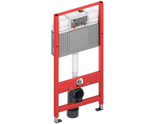 Унитаз с инсталляцией Ceramicanova Union CN4009T + Tece Now 9400414 с сиденьем Микролифт и Черной матовой клавишей смыва