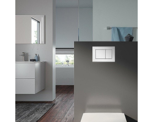 Унитаз с инсталляцией Ceramicanova Union CN4009T + Tece Base 9400413 с сиденьем Микролифт и Белой клавишей смыва