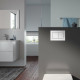 Унитаз с инсталляцией Ceramicanova Union CN4009T + Tece Base 9400413 с сиденьем Микролифт и Белой клавишей смыва