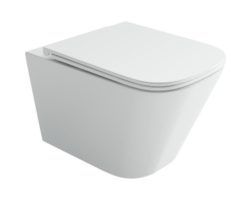 Унитаз Ceramicanova Union CN4009T подвесной Белый с сиденьем Микролифт
