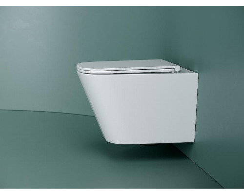 Унитаз Ceramicanova Union CN4009T подвесной Белый с сиденьем Микролифт