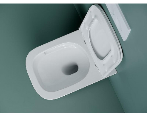 Унитаз Ceramicanova Union CN4009T подвесной Белый с сиденьем Микролифт