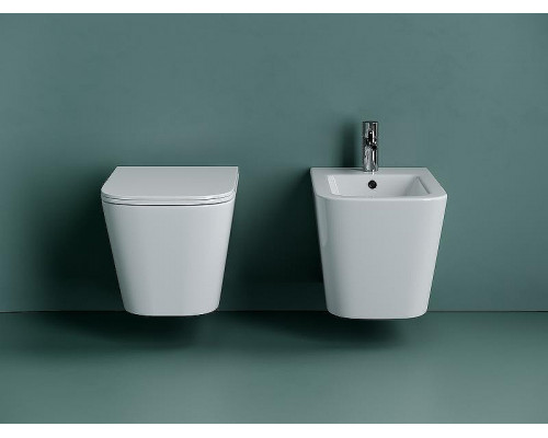 Унитаз Ceramicanova Union CN4009T подвесной Белый с сиденьем Микролифт