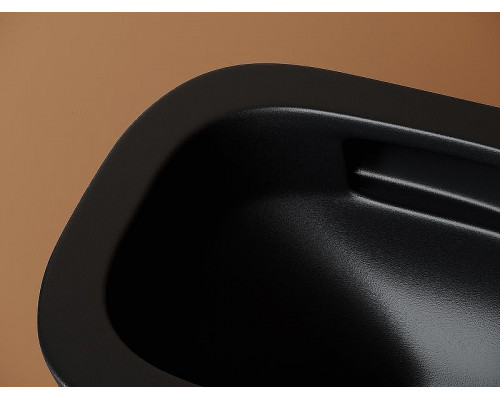 Унитаз Ceramicanova Union CN4009TMB подвесной Черный матовый с сиденьем Микролифт