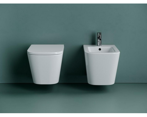 Комплект унитаза Ceramicanova Union CN4009T с инсталляцией Tece Base 9400413 с сиденьем Микролифт и Белой клавишей смыва