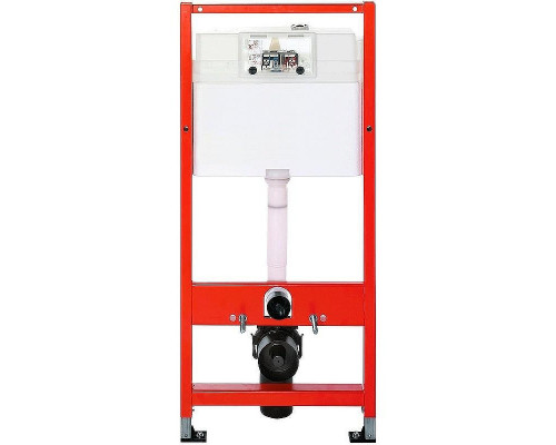 Комплект унитаза Ceramicanova Union CN4009T с инсталляцией Tece Base 9400413 с сиденьем Микролифт и Белой клавишей смыва