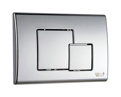 Комплект унитаза Ceramicanova Union CN4009T с сиденьем Микролифт и инсталляцией WeltWasser WW Marberg 507 10000005949+10000005953 с клавишей смыва Хром глянцевый