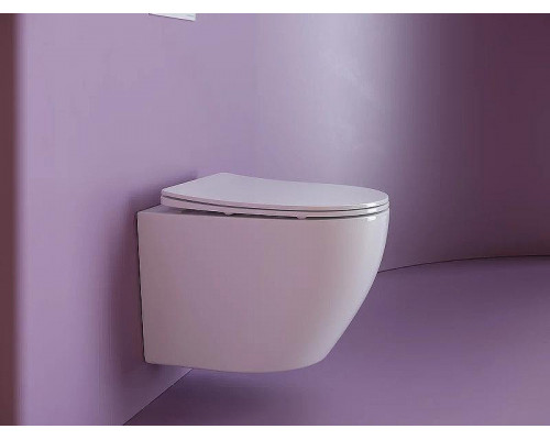 Унитаз Ceramicanova Uno Rimless CN11001 подвесной Белый с сиденьем Микролифт