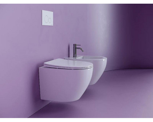 Унитаз Ceramicanova Uno Rimless CN11001 подвесной Белый с сиденьем Микролифт