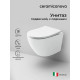 Унитаз Ceramicanova Uno Rimless CN11001 подвесной Белый с сиденьем Микролифт