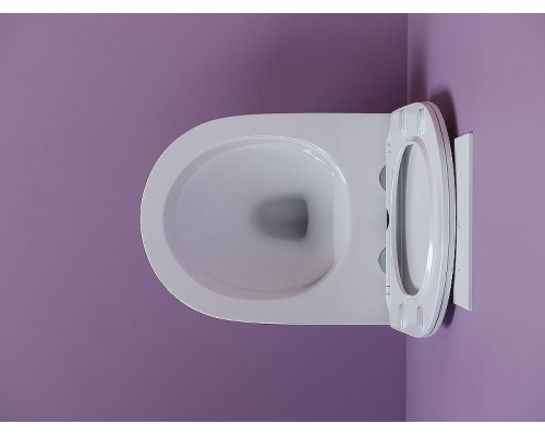 Комплект унитаза Ceramicanova Uno Rimless CN11001 с инсталляцией Berges Novum D5 040235 с сиденьем Микролифт и Черной матовой клавишей смыва