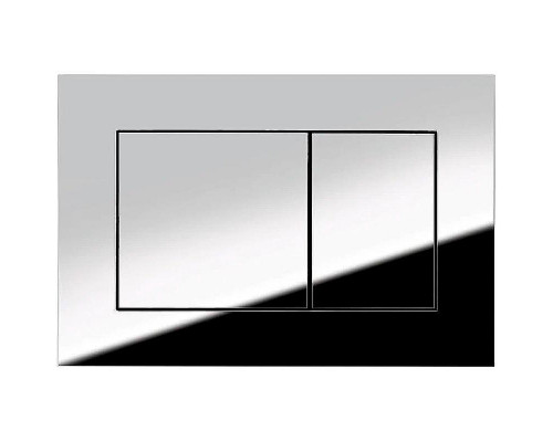 Комплект унитаза Ceramicanova Uno Rimless CN11001 с инсталляцией Tece Profil 9400412 с сиденьем Микролифт и клавишей смыва Хром глянцевый