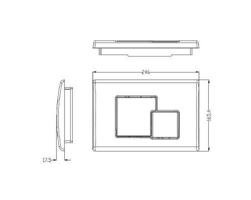 Комплект унитаза Ceramicanova Uno Rimless CN11001 с сиденьем Микролифт и инсталляцией WeltWasser WW Marberg 507 10000005949+10000005953 с клавишей смыва Хром глянцевый