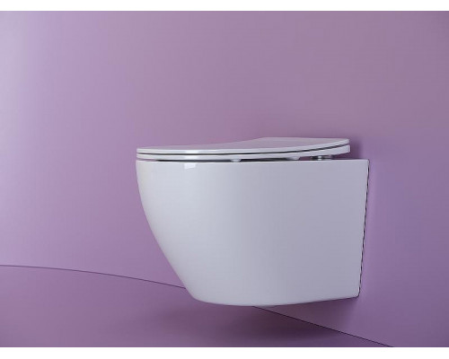 Комплект унитаза Ceramicanova Uno Rimless CN11001  с инсталляцией Geberit Duofix Sigma UP320 111.300.00.5 с сиденьем Микролифт