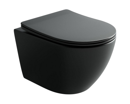 Унитаз Ceramicanova Uno CN11001TMB Черный матовый с сиденьем Микролифт