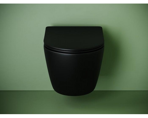 Унитаз Ceramicanova Uno CN11001TMB Черный матовый с сиденьем Микролифт