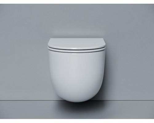 Унитаз Ceramicanova Voga CN4012T подвесной цвет Белый с сиденьем микролифт