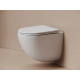 Унитаз подвесной Ceramicanova Тренд (Vogue) CN4008TMW цвет Белый матовый с сиденьем Микролифт